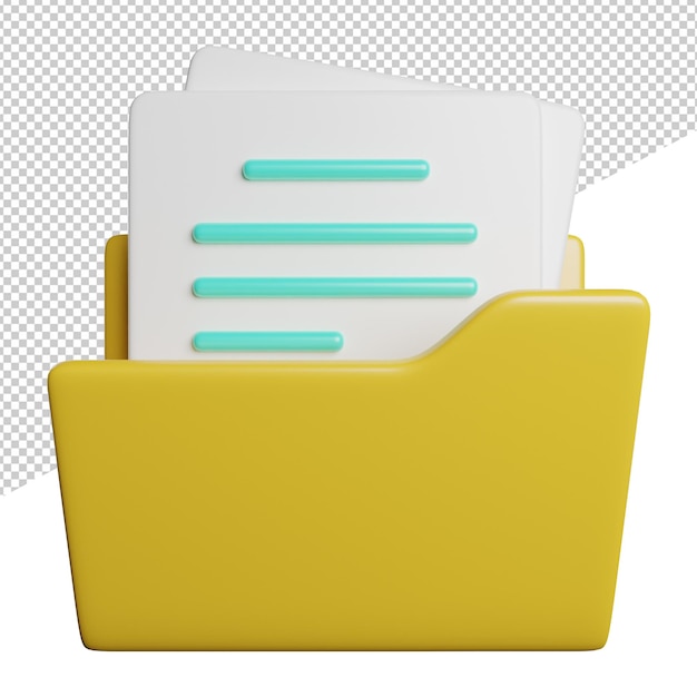 Documento de ficheiro de pasta