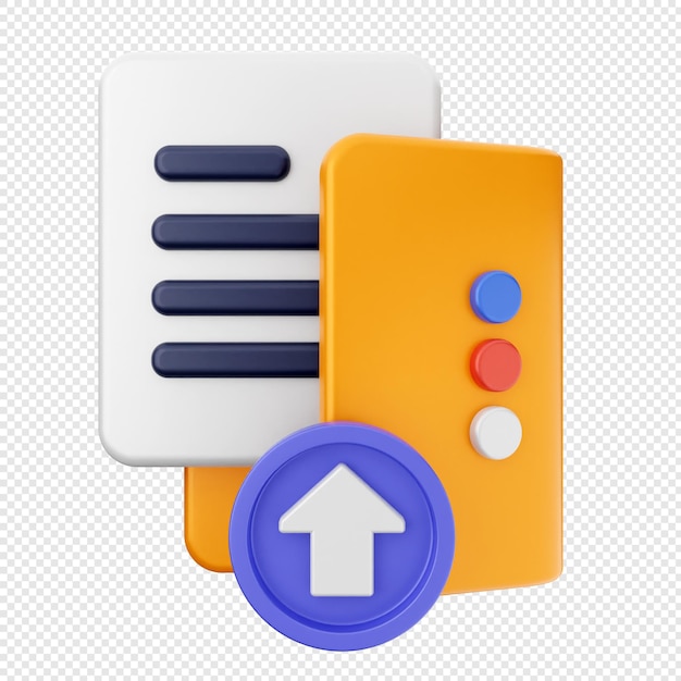 Documento di file cartella 3D