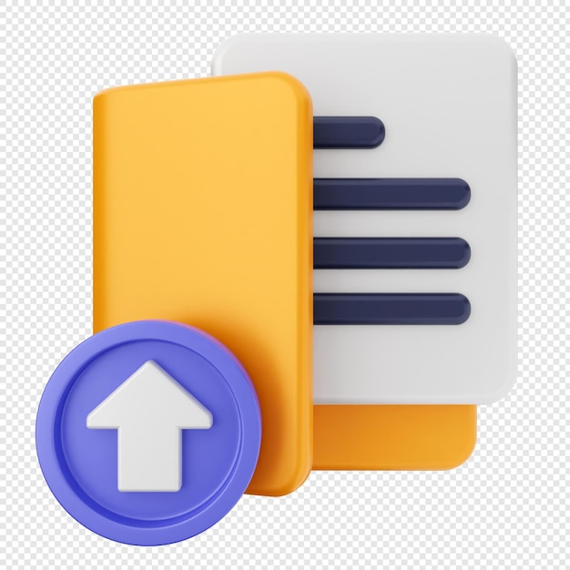 Documento di file cartella 3D