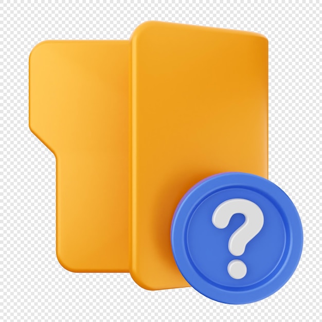 Documento di file cartella 3D