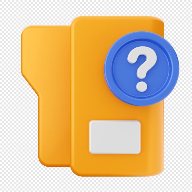 Documento di file cartella 3D