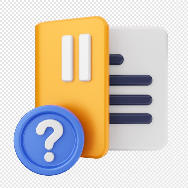 Documento di file cartella 3D