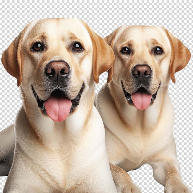 Dois cães em um fundo branco com um fundo preto e branco