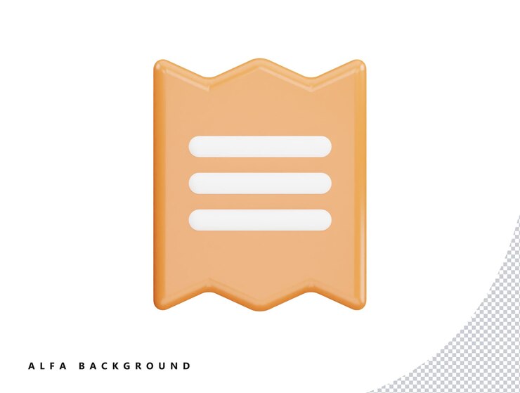 PSD dokument mit 3d-vektorsymbol cartoon minimaler stilillustration