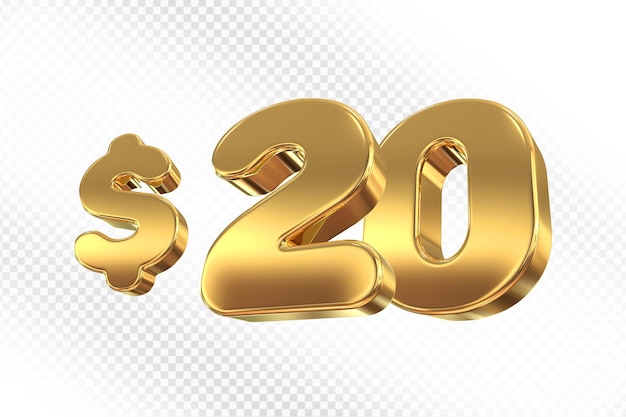 El dólar de oro número 20
