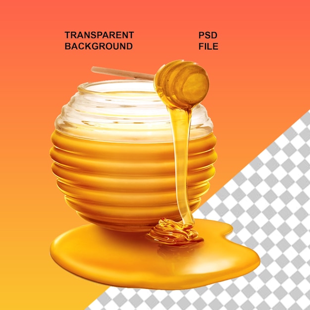 Dolce miele png su sfondo trasparente isolato