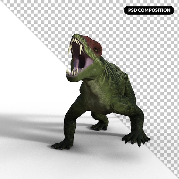 Doliosauriscus dino isolato 3d
