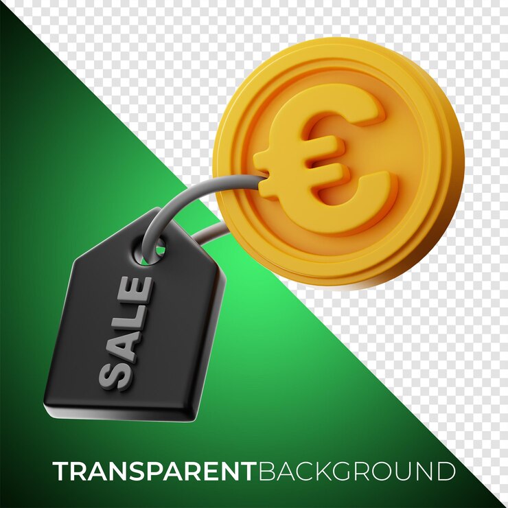 PSD dollar finance coin preisschild symbol 3d-rendering auf isoliertem hintergrund png