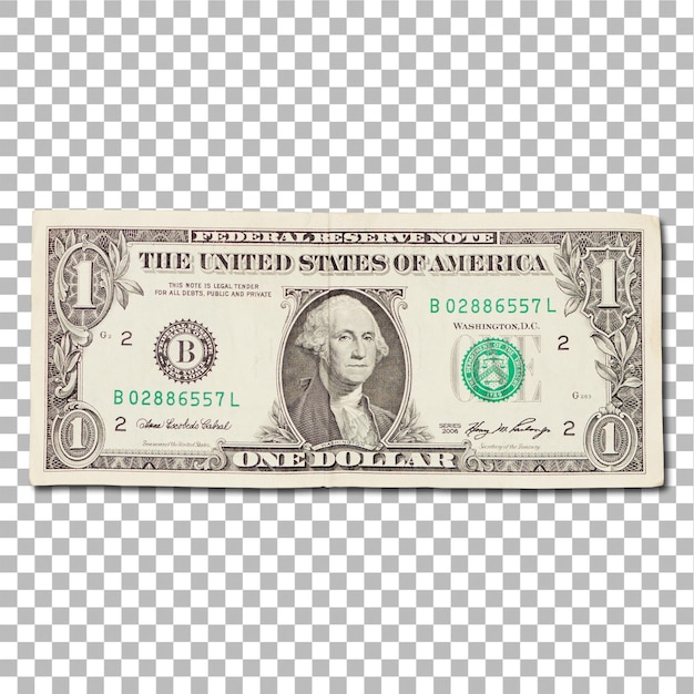 Dollarpapier, das auf einem einfachen Hintergrundelement isoliert ist, kann für Designprojekte verwendet werden