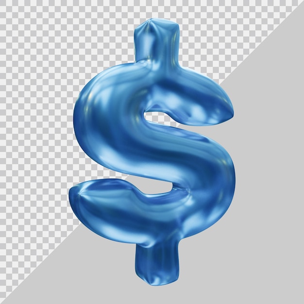 Dollarsymbol in 3d-darstellung