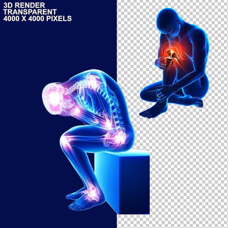 PSD dolore alle articolazioni dolore alla schiena dolore alle articolazioni dolore al collo dolore al ginocchio dolore alla parte superiore della schiena dorsale inferiore skeleton cerebrale
