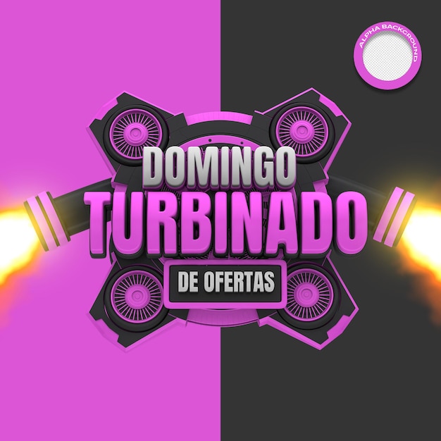 PSD domingo turbinado de ofertas