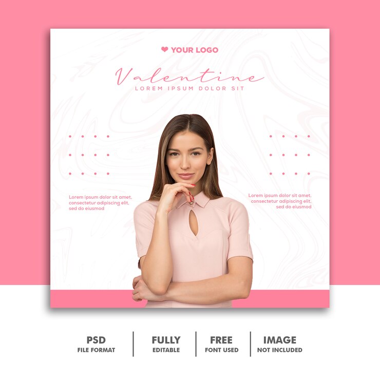 PSD donna di moda di instagram banner social media post instagram