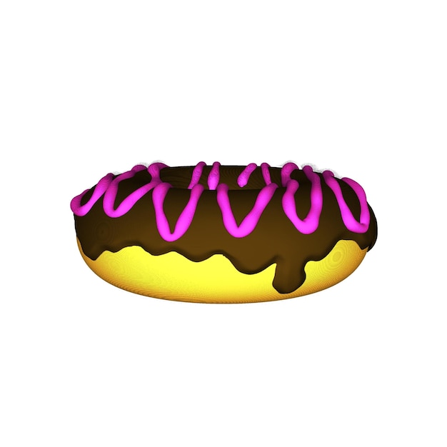 PSD le donut 3d premium