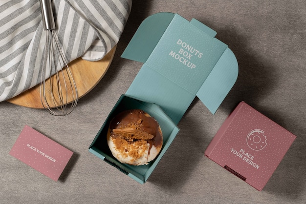 Donut-Box-Mockup-Design