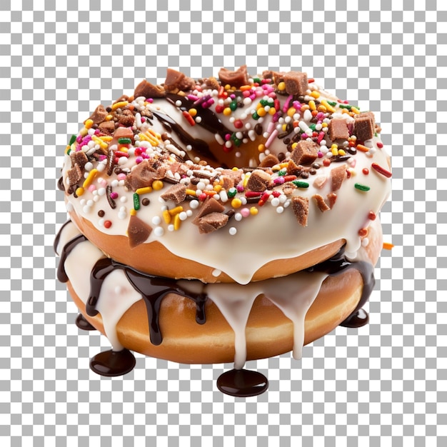 PSD donut em fundo transparente