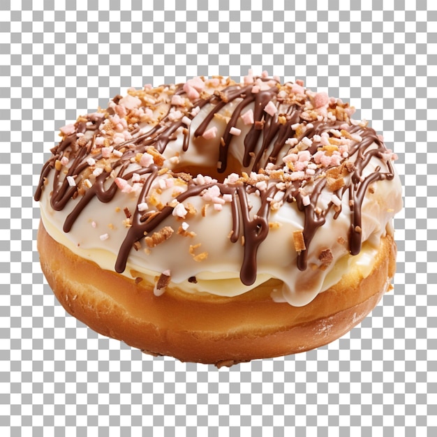 PSD donut em fundo transparente