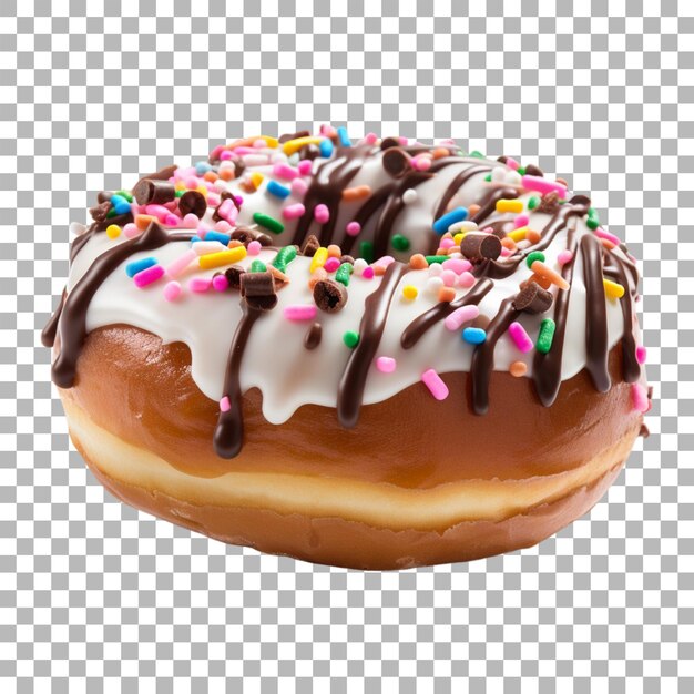 PSD donut em fundo transparente