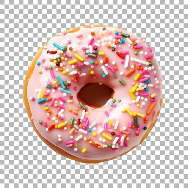 Un Donut Sur Un Fond Transparent