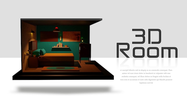 Dormitorio 3D