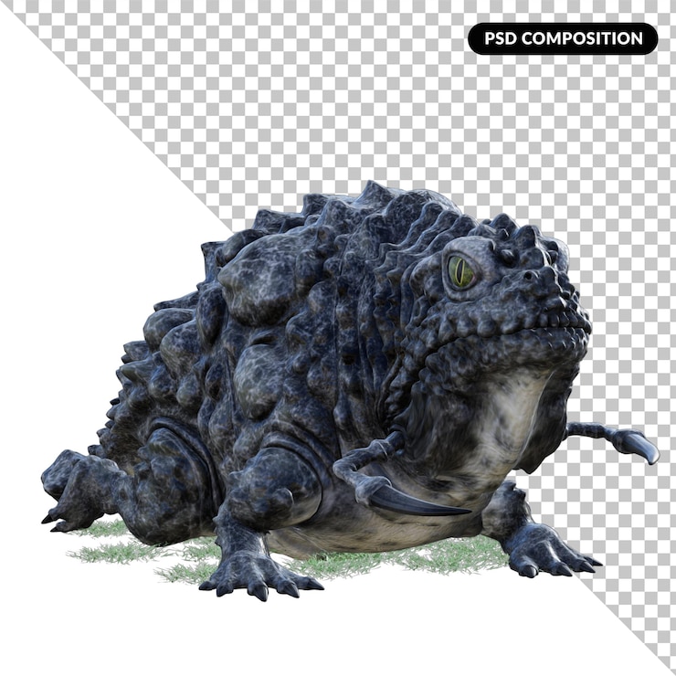 PSD dorpodón aislado 3d render