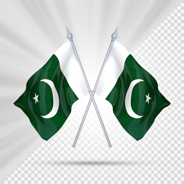 PSD dos banderas pakistán