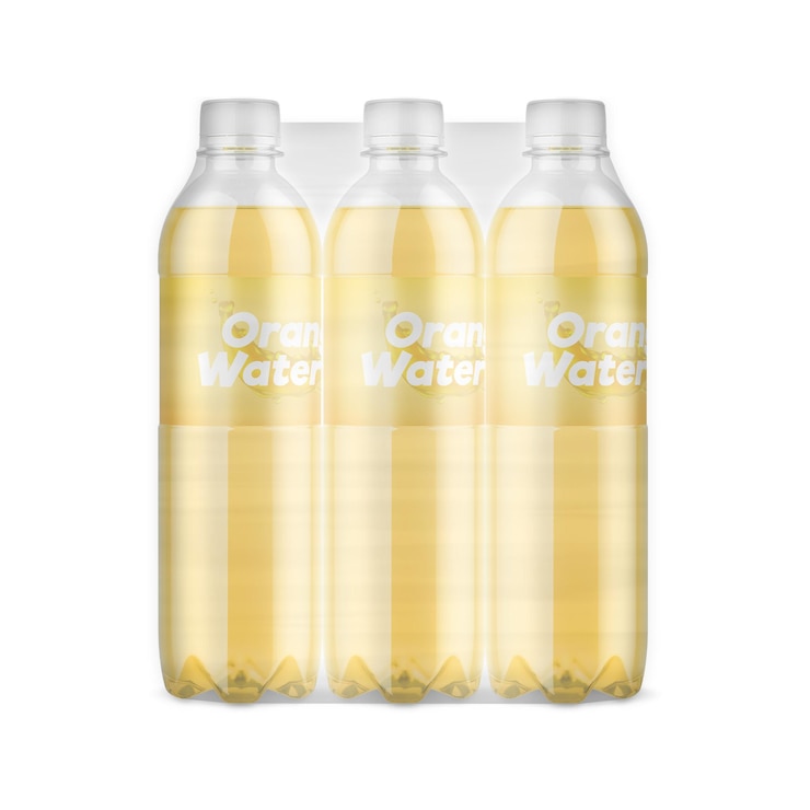 PSD dos botellas de agua están etiquetadas como un origami