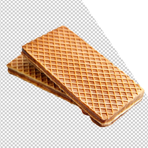 dos brownies están en un fondo transparente con un fondo blanco