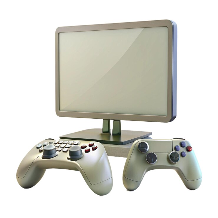 PSD dos controladores de videojuegos se muestran con uno que dice quot el otro quot