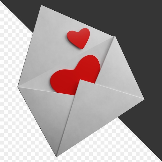 dos corazones están colocados en un cuadrado con un corazón rojo en la parte inferior