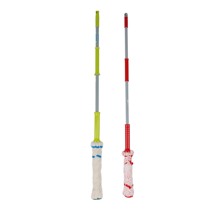 PSD dos escobillas de colores para limpiar pisos y superficies