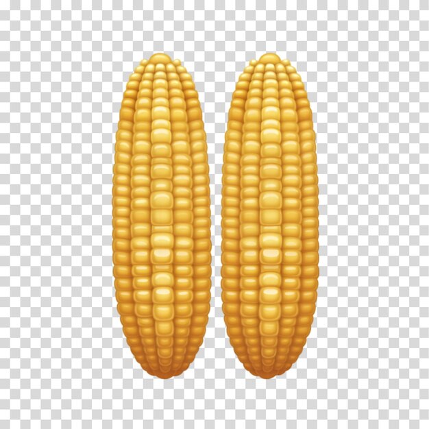 Dos espigas de maíz maduras