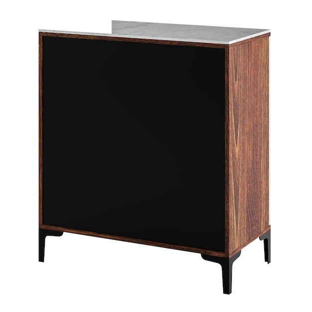 Dos estilos diferentes de muebles de madera diseño moderno estilo moderno apariencia minimalista colorido diseño cama sin fondo diseño diferente png fondo blanco aislado modelo abstracto 3d