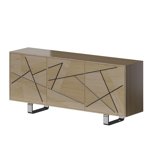 Dos estilos diferentes de muebles de madera diseño moderno estilo moderno apariencia minimalista colorido diseño cama sin fondo diseño diferente png fondo blanco aislado modelo abstracto 3d