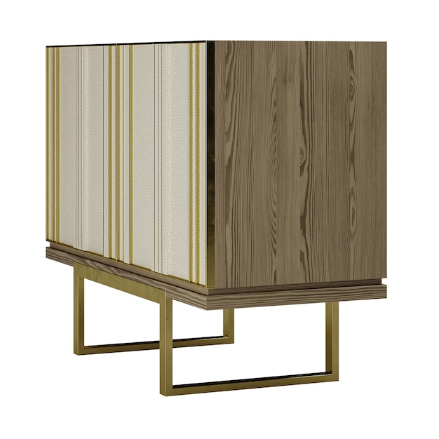 Dos estilos diferentes de muebles de madera diseño moderno estilo moderno apariencia minimalista colorido diseño cama sin fondo diseño diferente png fondo blanco aislado modelo abstracto 3d