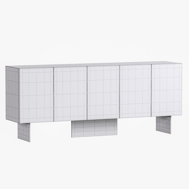 Dos estilos diferentes de muebles de madera diseño moderno estilo moderno apariencia minimalista colorido diseño cama sin fondo diseño diferente png fondo blanco aislado modelo abstracto 3d