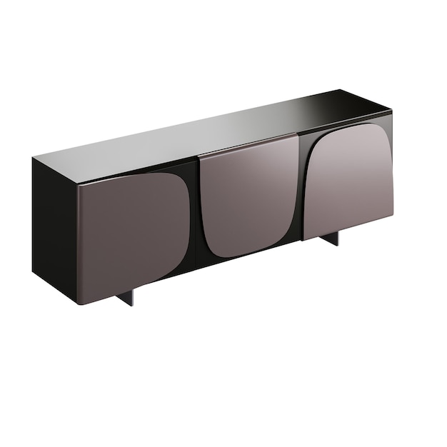 Dos estilos diferentes de muebles de madera diseño moderno estilo moderno apariencia minimalista colorido diseño cama sin fondo diseño diferente png fondo blanco aislado modelo abstracto 3d