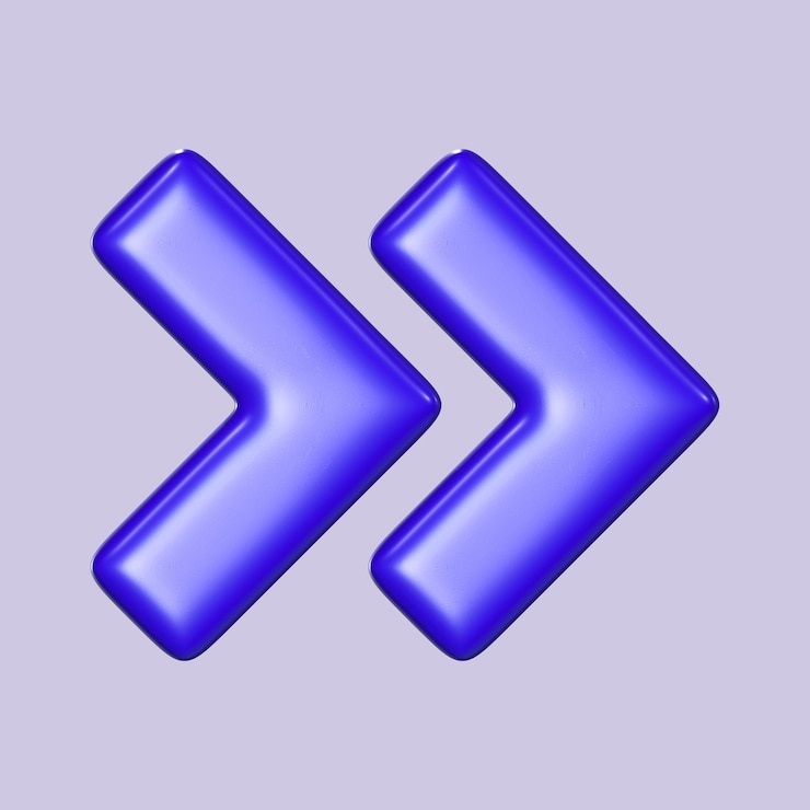 PSD dos flechas en color 3d