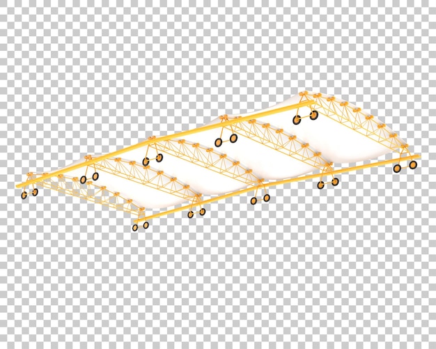 Dosel aislado sobre fondo transparente ilustración de renderizado 3d