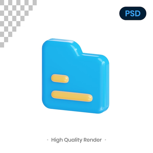 Dossier Illustration De Rendu 3d Psd Premium