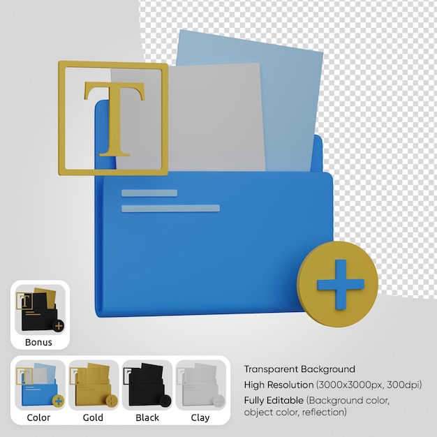 dossier Orginize 3d