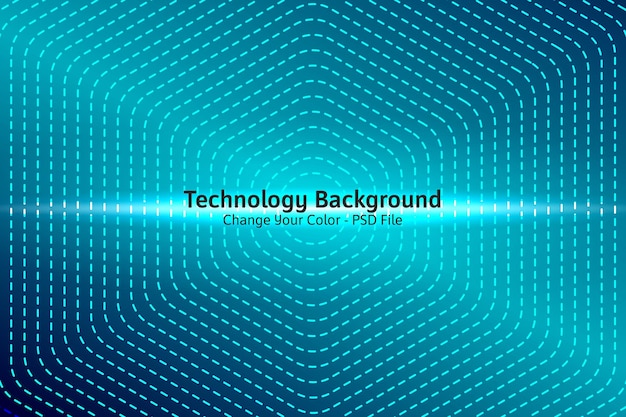 PSD dot blue wave light screen gradient texture background abstract technology big data digital background rendu 3d