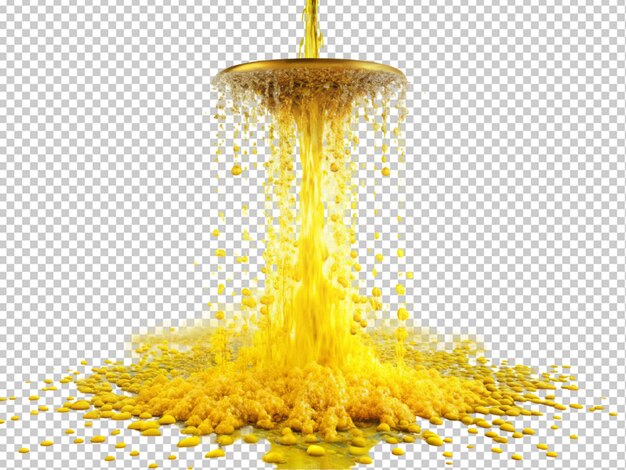 Douche De Couleur Jaune