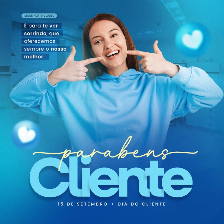 PSD download de mídia social do dia do cliente