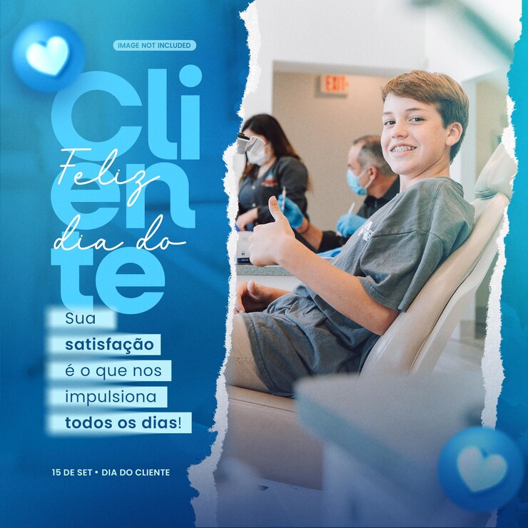 PSD download de mídia social do dia do cliente