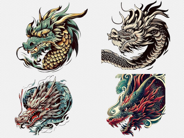 Drache im japanischen stil