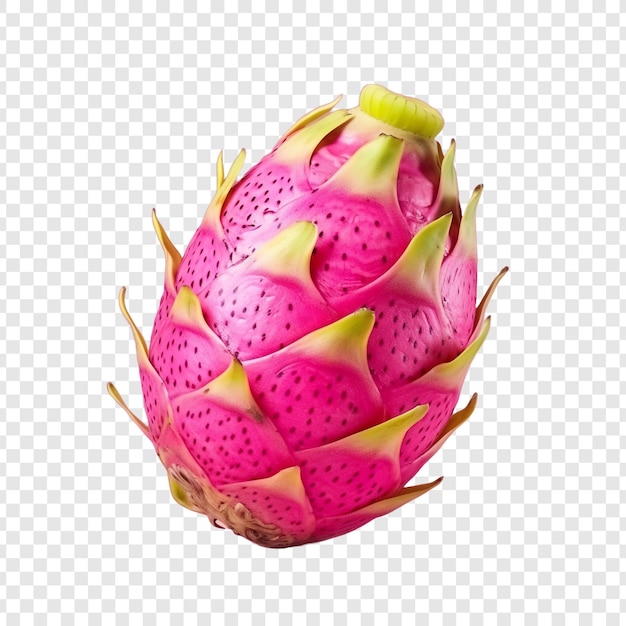 Drachenfrüchte, isoliert auf durchsichtigem Hintergrund