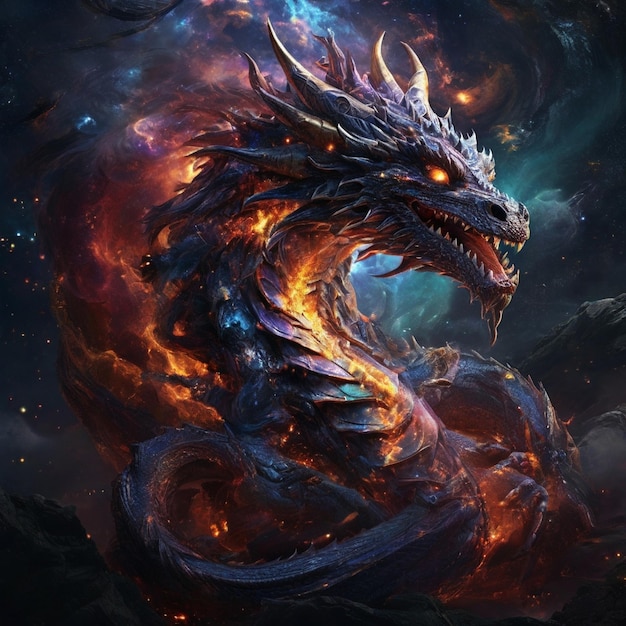 PSD dragão de estilo chinês