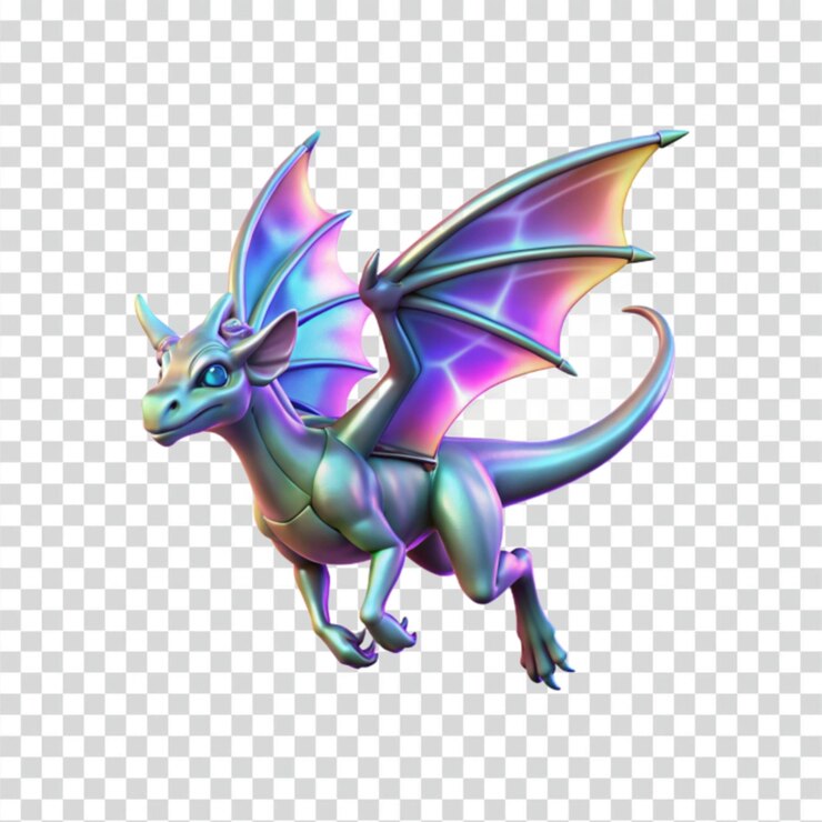 PSD drago iridescente