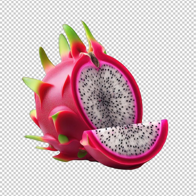 PSD dragon fruit magic png